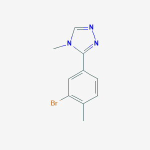 3-(3-Bromo-4-methylphenyl)-4-methyl-4H-1,2,4-triazoleͼƬ