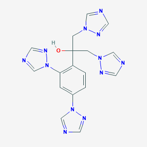 -[2,4-Bis(1H-1,2,4-triazol-1-yl)phenyl]--(1H-1,2,4-triazol-1-ylmethyl)-1H-1,2,4-triazole-1-ethanolͼƬ