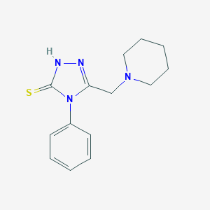 4-Phenyl-5-(piperidin-1-ylmethyl)-4H-1,2,4-triazole-3-thiolͼƬ