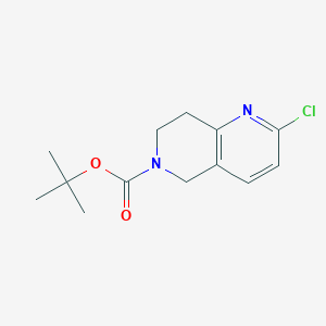 tert-butyl2-chloro-5,6,7,8-tetrahydro-1,6-naphthyridine-6-carboxylateͼƬ