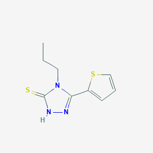 4-propyl-5-(thiophen-2-yl)-4H-1,2,4-triazole-3-thiolͼƬ