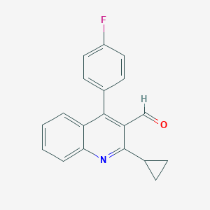 2-环丙基-4-(4-氟苯基)喹啉-3-甲醛图片