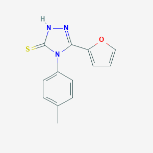 5-(Furan-2-yl)-4-(4-methylphenyl)-4H-1,2,4-triazole-3-thiolͼƬ