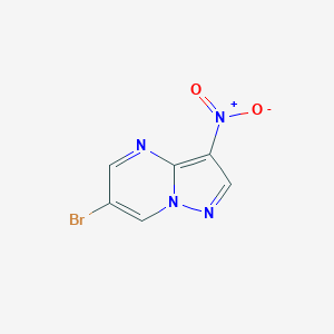 6-Bromo-3-nitropyrazolo[1,5-a]pyrimidineͼƬ