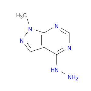 4-hydrazinyl-1-methyl-1H-pyrazolo[3,4-d]pyrimidineͼƬ