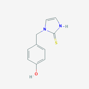 4-[(2-sulfanyl-1H-imidazol-1-yl)methyl]phenolͼƬ