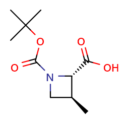 (2S,3S)-1-[(tert-butoxy)carbonyl]-3-methylazetidine-2-carboxylicacidͼƬ