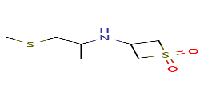 3-{[1-(methylsulfanyl)propan-2-yl]amino}-1?-thietane-1,1-dioneͼƬ