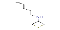 N-(pent-3-en-1-yl)thietan-3-amine图片