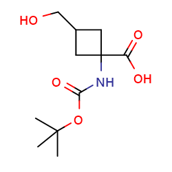 1-{[(tert-butoxy)carbonyl]amino}-3-(hydroxymethyl)cyclobutane-1-carboxylicacidͼƬ