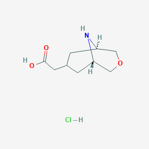 endo-3-oxa-9-aza-bicyclo[3,3,1]nonane-7-aceticacidhydrochlorideͼƬ