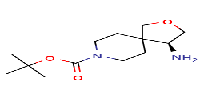 tert-butyl(4S)-4-amino-2-oxa-8-azaspiro[4,5]decane-8-carboxylate图片