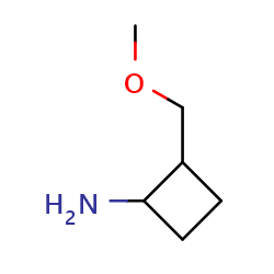 2-(methoxymethyl)cyclobutan-1-amineͼƬ