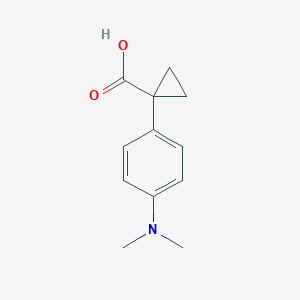 1-[4-(dimethylamino)phenyl]cyclopropane-1-carboxylic acidͼƬ