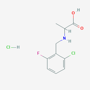 2-{[(2-chloro-6-fluorophenyl)methyl]amino}propanoic acid hydrochlorideͼƬ