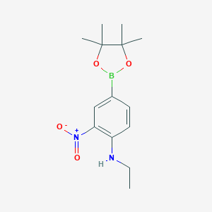 4-Ethylamino-3-nitrophenylboronic Acid Pinacol EsterͼƬ