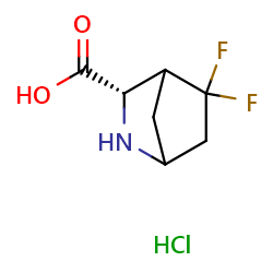 (3S)-5,5-difluoro-2-azabicyclo[2,2,1]heptane-3-carboxylicacidhydrochlorideͼƬ