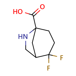 2,2-difluoro-6-azabicyclo[3,2,1]octane-5-carboxylicacidͼƬ