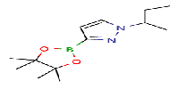 1-sec-butyl-3-(4,4,5,5-tetramethyl-[1,3,2]dioxaborolan-2-yl)-1H-pyrazole图片