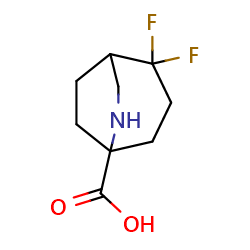 2,2-difluoro-6-azabicyclo[3,2,2]nonane-5-carboxylicacid图片