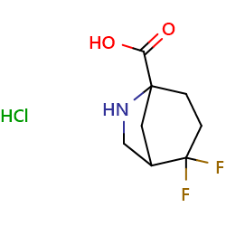 2,2-difluoro-6-azabicyclo[3,2,1]octane-5-carboxylicacidhydrochlorideͼƬ