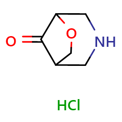 6-oxa-3-azabicyclo[3,2,1]octan-8-onehydrochloride图片