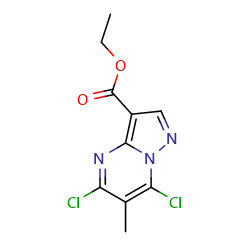 ethyl5,7-dichloro-6-methylpyrazolo[1,5-a]pyrimidine-3-carboxylateͼƬ