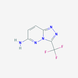 3-(trifluoromethyl)-[1,2,4]triazolo[4,3-b]pyridazin-6-amineͼƬ