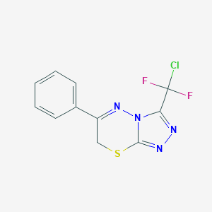 3-(Chloro-difluoro-methyl)-6-phenyl-7H-[1,2,4]-triazolo[3,4-b][1,3,4]thiadiazineͼƬ