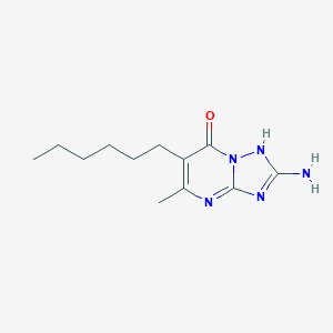 2-Amino-6-hexyl-5-methyl[1,2,4]triazolo[1,5-a]pyrimidin-7-olͼƬ