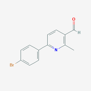 6-(4-Bromophenyl)-2-methylpyridine-3-carbaldehydeͼƬ