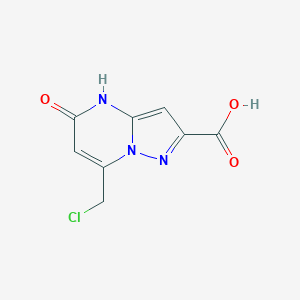 7-(chloromethyl)-5-oxo-4H,5H-pyrazolo[1,5-a]pyrimidine-2-carboxylicacidͼƬ