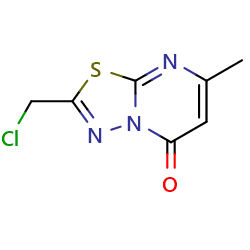 2-(chloromethyl)-7-methyl-5H-[1,3,4]thiadiazolo[3,2-a]pyrimidin-5-oneͼƬ