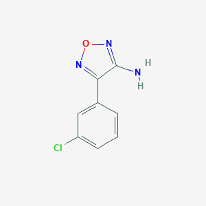 4-(3-Chlorophenyl)-1,2,5-oxadiazol-3-amineͼƬ