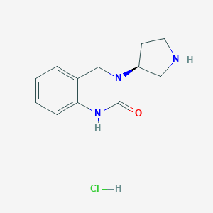 3-[(3S)-Pyrrolidin-3-yl]-1,2,3,4-tetrahydroquinazolin-2-one hydrochlorideͼƬ