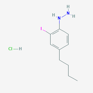 1-(4-Butyl-2-iodophenyl)hydrazine HydrochlorideͼƬ