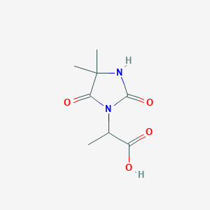 2-(4,4-Dimethyl-2,5-dioxo-imidazolidin-1-yl)-propionic acidͼƬ