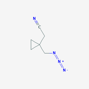 2-[1-(azidomethyl)cyclopropyl]acetonitrileͼƬ