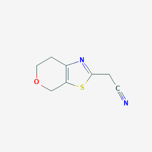 2-{4H,6H,7H-pyrano[4,3-d][1,3]thiazol-2-yl}acetonitrileͼƬ