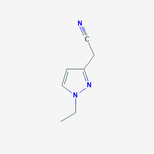 (1-Ethyl-1H-pyrazol-3-yl)acetonitrileͼƬ