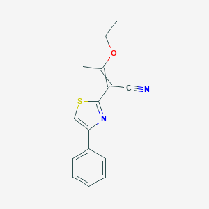 3-Ethoxy-2-(4-phenyl-1,3-thiazol-2-yl)but-2-enenitrileͼƬ