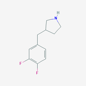 3-[(3,4-difluorophenyl)methyl]pyrrolidineͼƬ