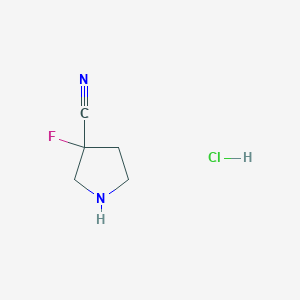 3-Cyano-3-fluoropyrrolidine HydrochlorideͼƬ