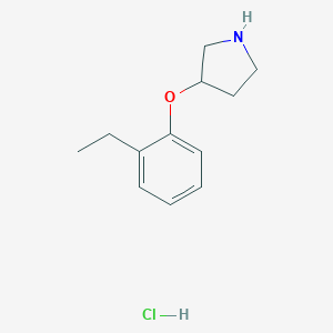 3-(2-Ethylphenoxy)pyrrolidine HydrochlorideͼƬ