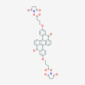 1,1'-[(8,16-Dihydro-8,16-dioxodibenzo[a,j]perylene-2,10-diyl)bis[oxy(1-oxo-4,1-butanediyl)oxy]]bis-2,5-pyrrolidinedioneͼƬ