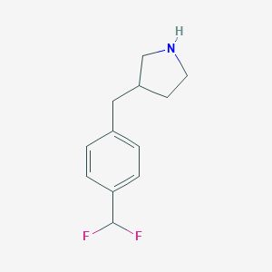 3-{[4-(difluoromethyl)phenyl]methyl}pyrrolidineͼƬ