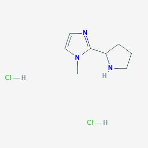 1-methyl-2-(pyrrolidin-2-yl)-1H-imidazole dihydrochlorideͼƬ