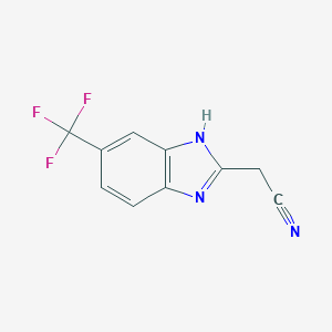 2-(Cyanomethyl)-6-(trifluoromethyl)benzimidazoleͼƬ