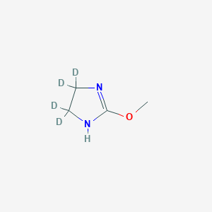 4,5-Dihydro-2-methoxy-1H-imidazole-4,5-d4(Solution in Dichloromethane-Approx,7%-contains approx,0.3% ethyleneurea)ͼƬ