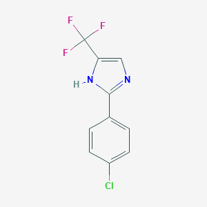 2-(4-Chlorophenyl)-4-(trifluoromethyl)-1H-imidazoleͼƬ